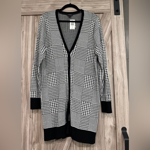 TORRID HERRINGBONE CARDIGAN - Picture 1 of 9
